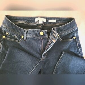 Nicki Minaj Blue Midrise Skinny Jeans Classic Style (Size 7/8)‎